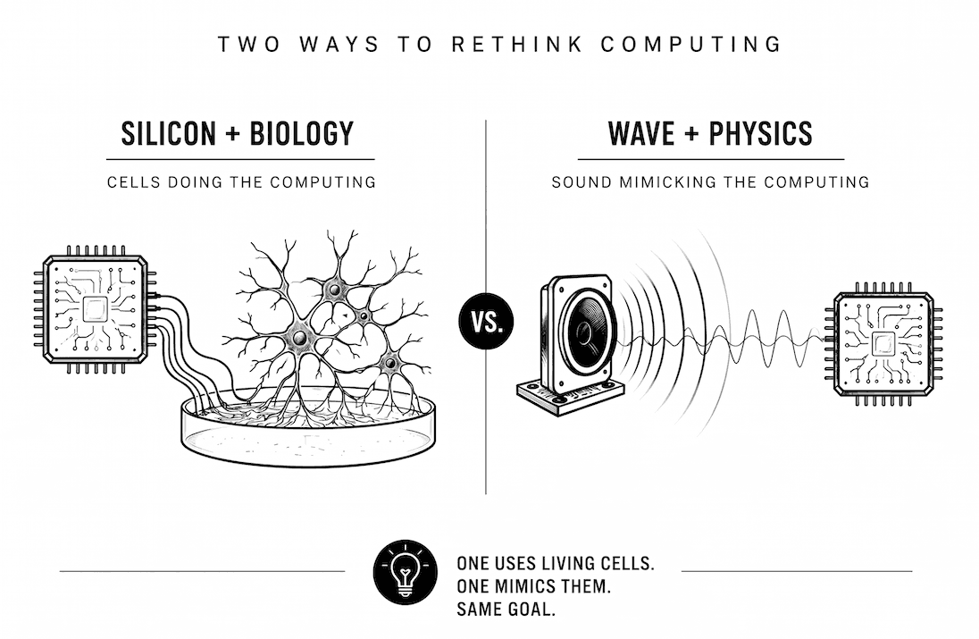 Silicon + Biology, or Wave + Biology