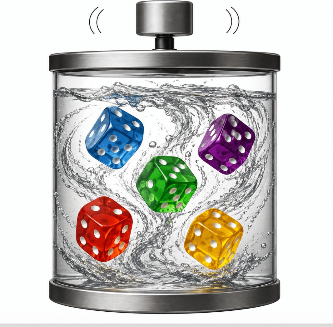 What if your encryption's randomness was something you could actually watch happen?