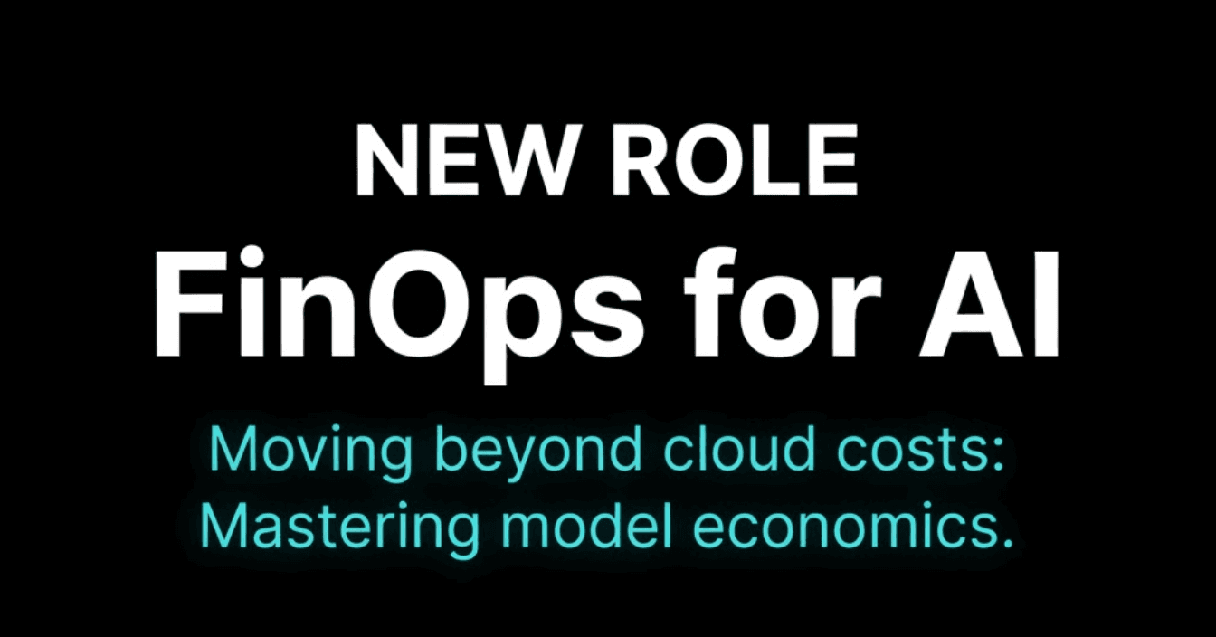 New Role FinOps for AI