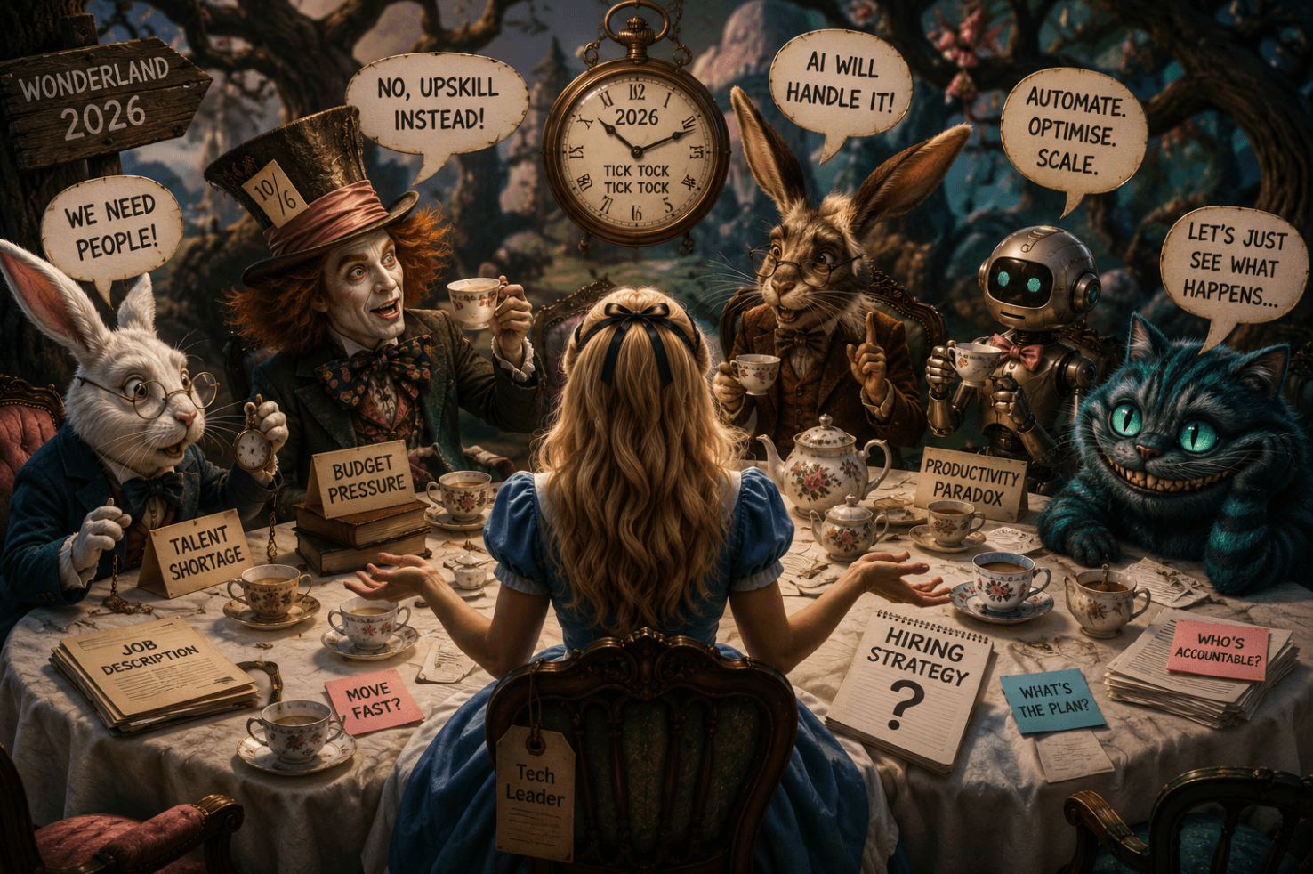 Ever feel a little bit like Alice in Wonderland while trying to hire in 2026?